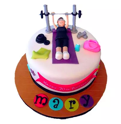 Body Builder Cake